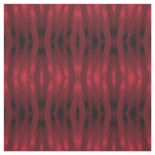 Red and black zigzag ikat pattern. fabric