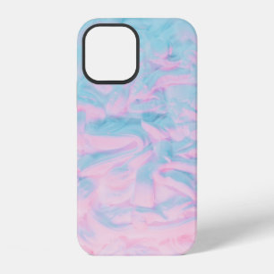 RED AND BLUE ABSTRACT PAINTING iPhone 12 CASE