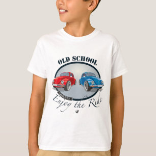 Red and Blue cars with inscription T-Shirt