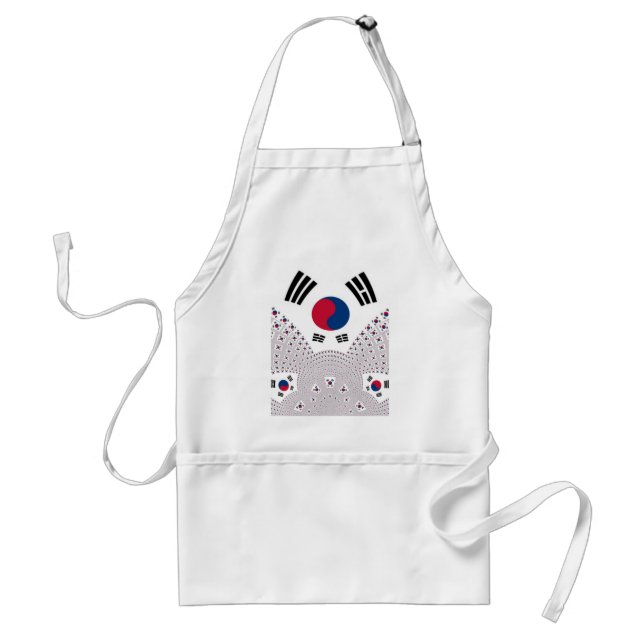 Red and Blue Flag elements Standard Apron (Front)