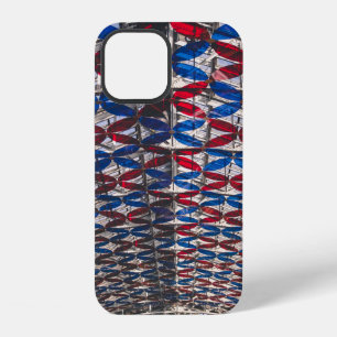 Red and blue glass ceiling iPhone 12 case