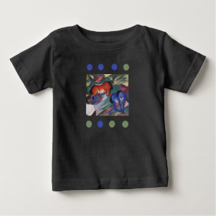 Red and Blue Horses T-Shirt