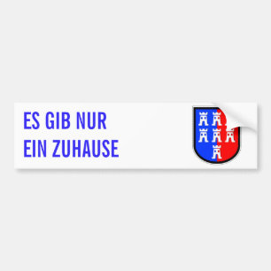 Red and Blue, it has to be Bumper Sticker