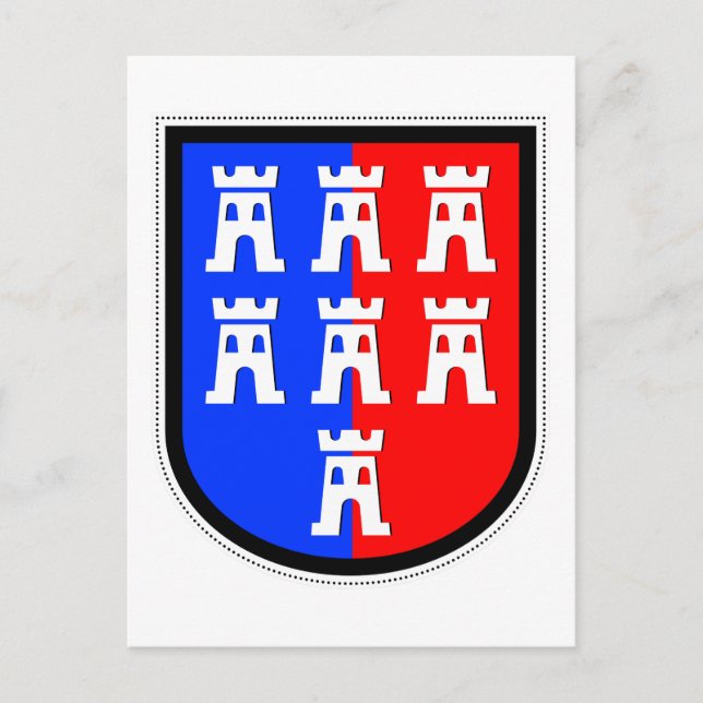 Red and Blue, it has to be Postcard (Front)