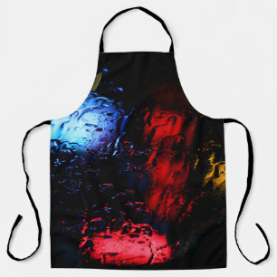 Red and blue LED lamp Apron