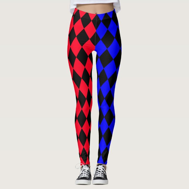 Red and blue legging punk (Front)