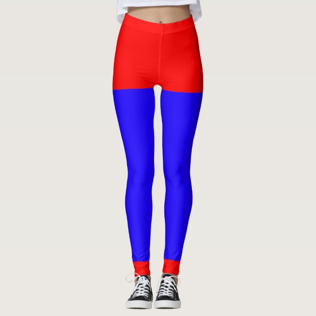 Red And Blue Leggings (Front)
