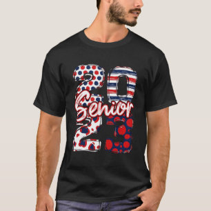 Red And Blue Senior 2023 Graduation T-Shirt