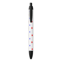Red and Blue Stars - Starry Sky Pattern