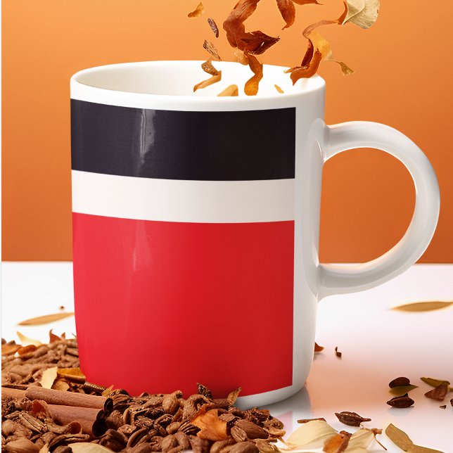 Red and Blue Stripes Coffee Mug (Mugs and cups)