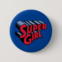 Red and Blue Supergirl Stacked Name Logo