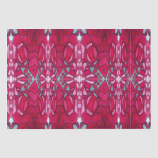 Red and blue tissue paper 