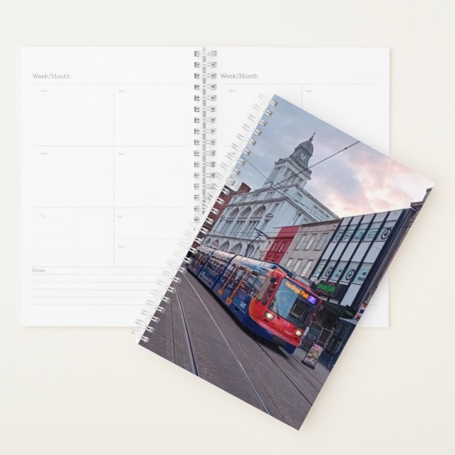 Red and blue tram planner (Display)