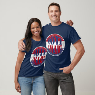 Red and Blue VOTE SMART T-Shirt