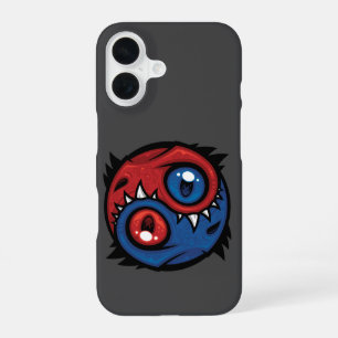 Red and Blue Yin Yang Dragons iPhone 16 Case