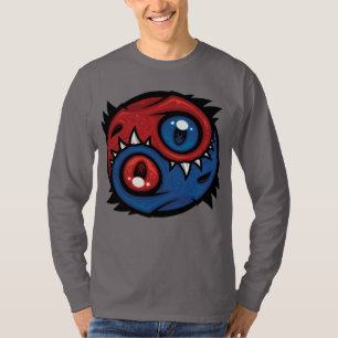 Red and Blue Yin Yang Dragons T-Shirt