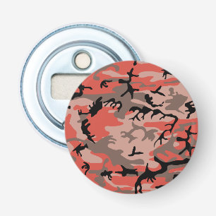 Red and Brown Camouflage, Military, Army Bottle Opener
