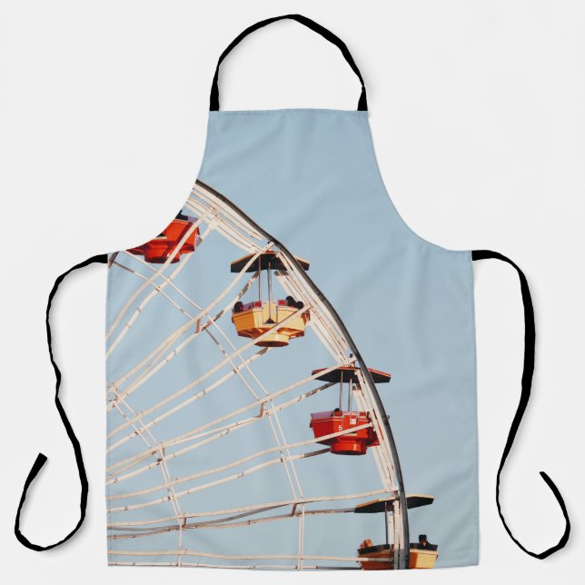 Red and brown carousel apron (Front)