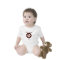 Red and Brown Sock Monkey: First Birthday Tee