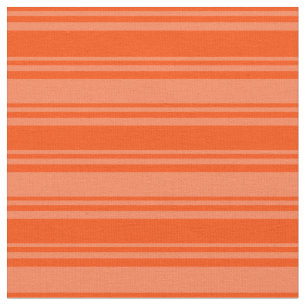 Red and Coral Lined Pattern Fabric