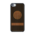 Red and Gold Celtic Knot Black Wood iPhone 6 Case