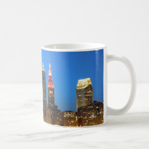 Red and Gold Cleveland OH Mug