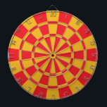 Red And Gold Dartboard<br><div class="desc">Red And Gold Dart Board</div>