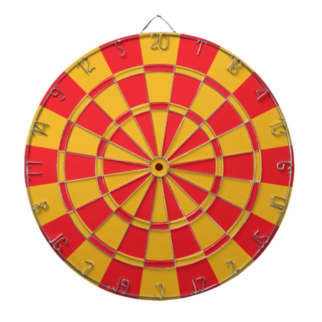 Red And Gold Dartboard (Front)
