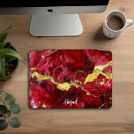 Red And Gold Marble Design Personalised, iPad Pro Cover<br><div class="desc">Beautiful Luxury Red And Gold Marble Texture Design Personalised iPad Pro Cover</div>