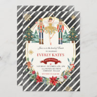 Red And Gold Nutcracker Birthday Sugar Plum Fairy