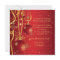 Red and Gold Ornaments Holiday Invitation