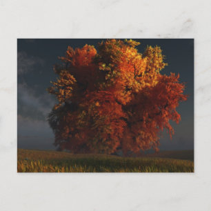 Red and Gold Postcard