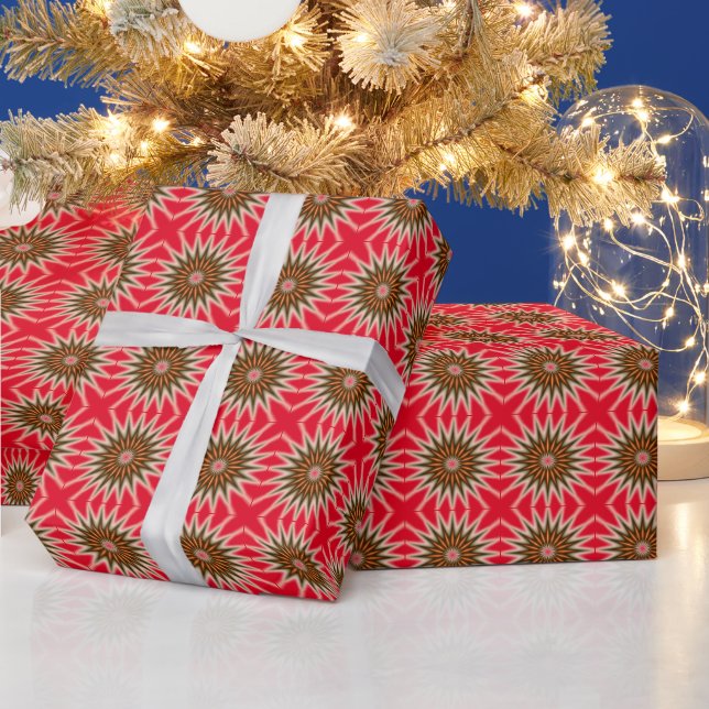 Red and Gold  Wrapping Paper (Holidays)