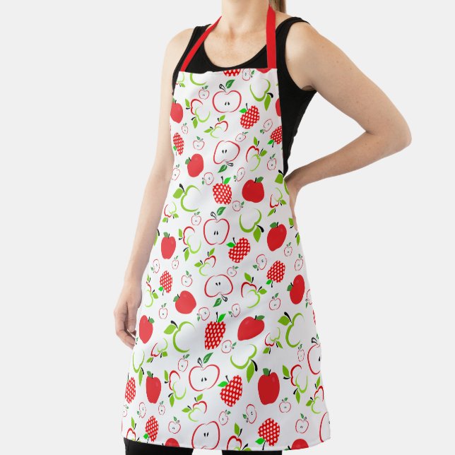 Red and Green Apples Apron (Insitu)