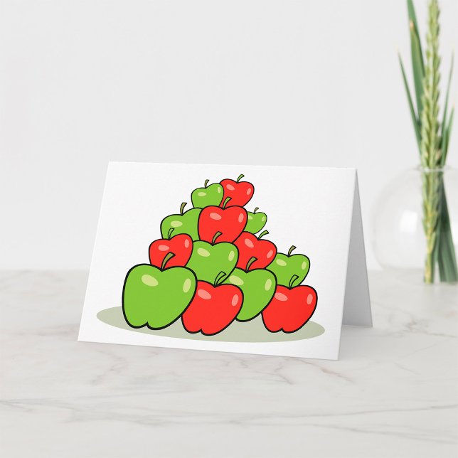 Red And Green Apples Greeting Card (Creator Uploaded)