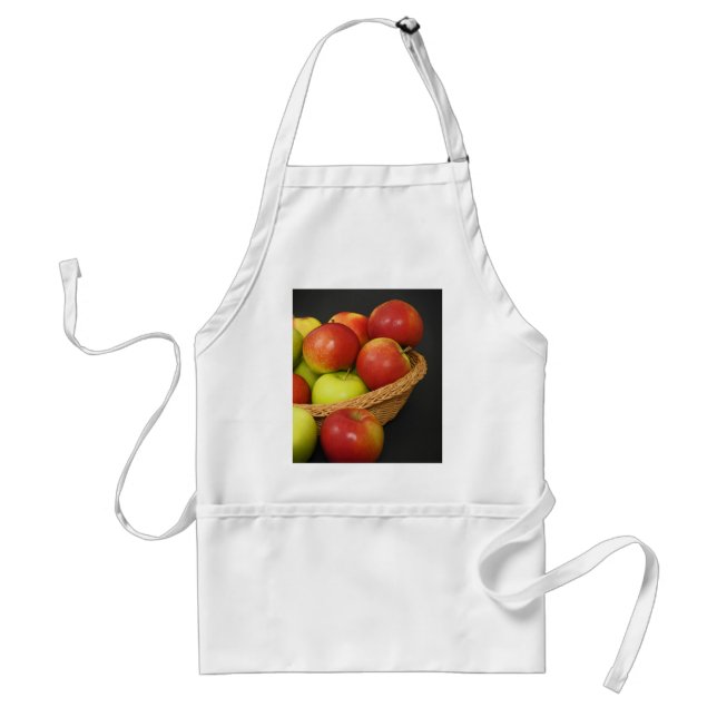 Red and green apples standard apron (Front)