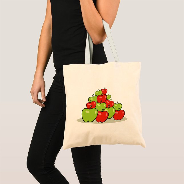 Red And Green Apples Tote Bag (Creator Uploaded)