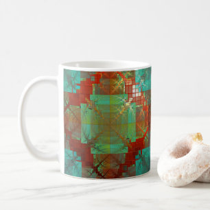 Red and Green Chromatic Fusion Mug