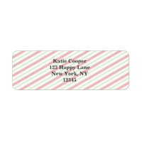 Red And Green Diagonal Striped Christmas Pattern