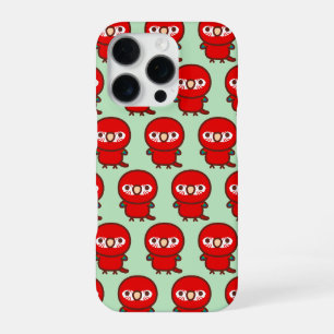 Red-and-green macaw iPhone 16 pro case