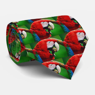 Red-and-green Macaw Tie