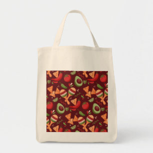 Red And Green Mexican Food Tote Bag