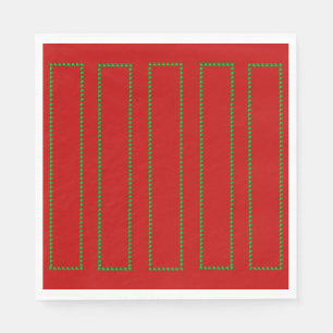 Red and Green Napkins