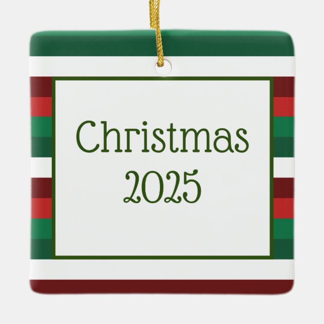 Red and Green Ornament (Front)