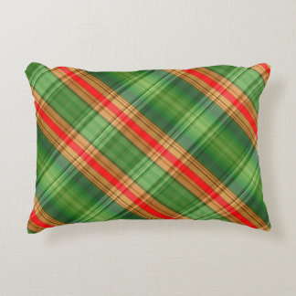 Red and Green Plaid Country Decorative Cushion