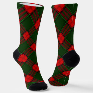 Red And Green Plaid Socks