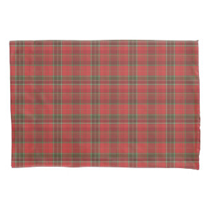 Red and Green Plaid Standard Pillowcase