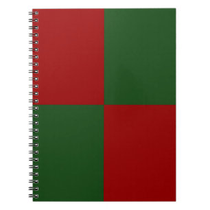Red and Green Rectangles Notebook