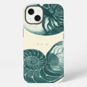 Red and Green Seashell Art iPhone 13 Case