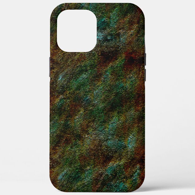 Red and green speckled wall style Case-Mate iPhone case (Back)